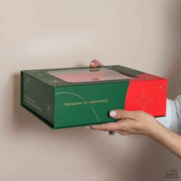 Коробка с окошком на заказ  Фотография коробка с окошком на заказ