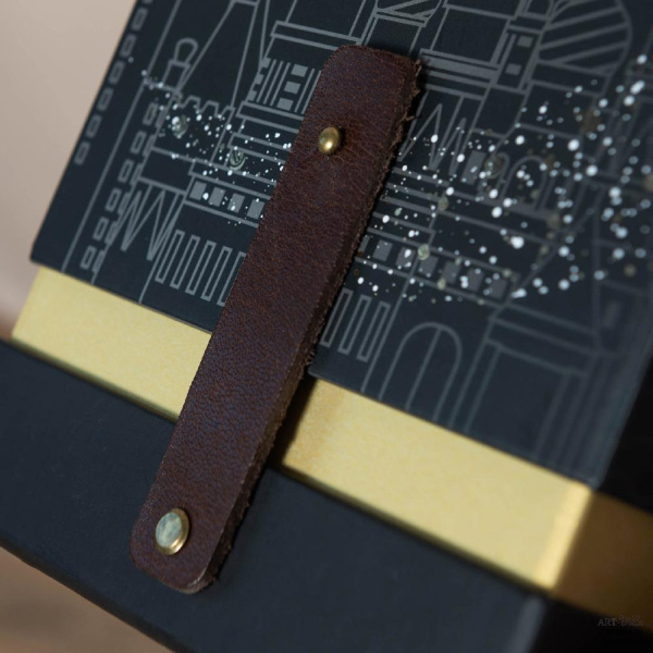 Короб 40×40×17 см под бутылку и 2 бокала  Фотография короб 40×40×17 см под бутылку и 2 бокала