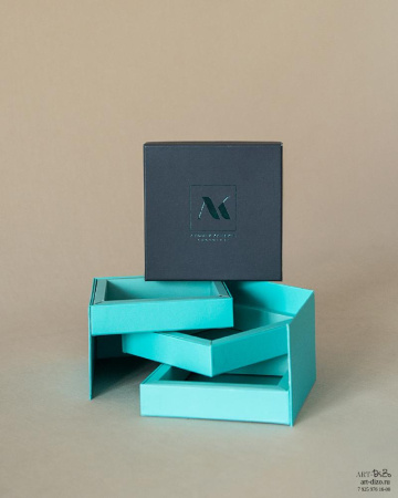 Раскладная коробка для конфет с принтом – заказать оптом Купить оптом от производителя трёхъярусную конфетку под сладости