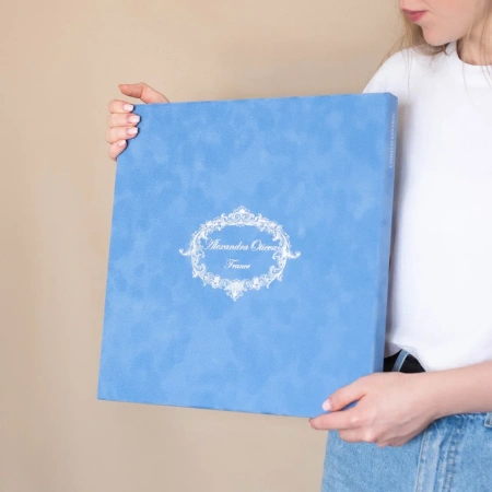  Фотография коробка крышка-дна бархатная