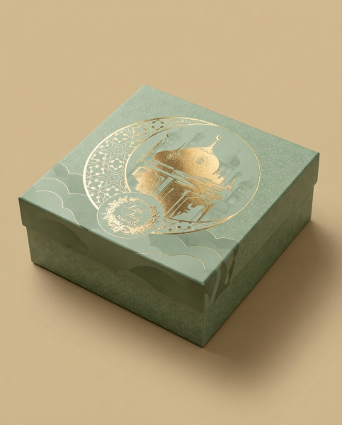  Фотография коробка крышка-дно для конфет с перегородками