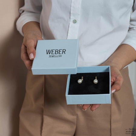 Подарочные коробки с крышкой с принтом для украшений – на заказ в Москве