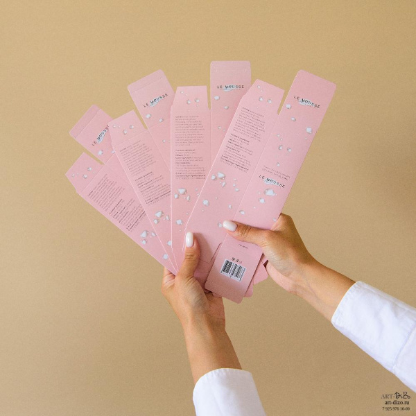 Самосборная коробка 5×5×17 см для косметики  Фотография самосборная коробка 5×5×17 см для косметики