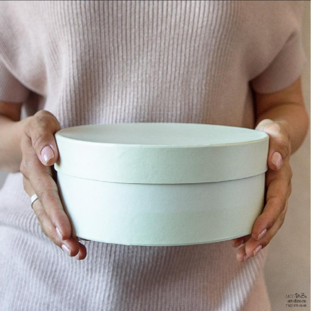 Цена подарочной коробки круглой 20×10 см Basic/Metallic 1