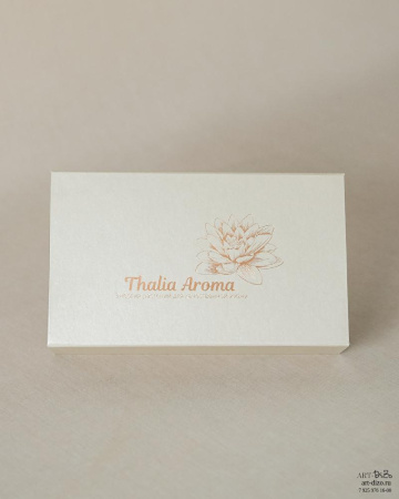 Коробка-книга с ложементом для парфюма на заказ в Москве