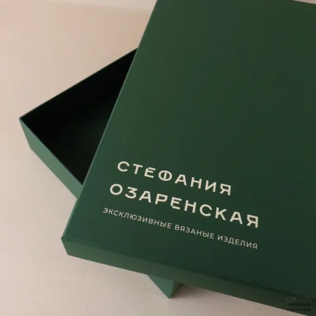  Фотография коробка крышка-дно для вязаных изделий