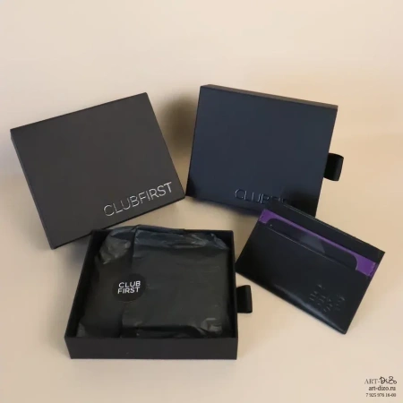  Фотография коробка крышка-дно для визитниц