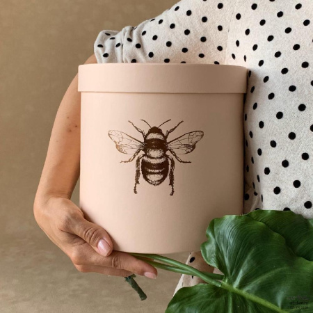 Стоимость подарочной коробки круглой 20×20 см Basic/Metallic «Шмель» 1